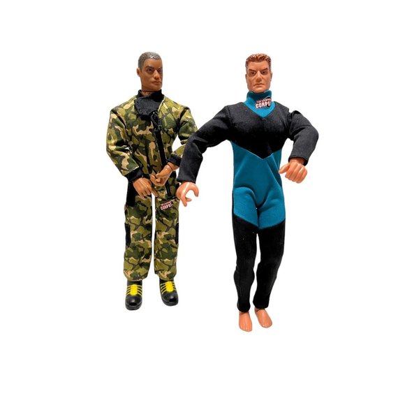 Other - The Ultra Corps Posable Action Figures 11 ½" Set of 2 Vintage Diver Army